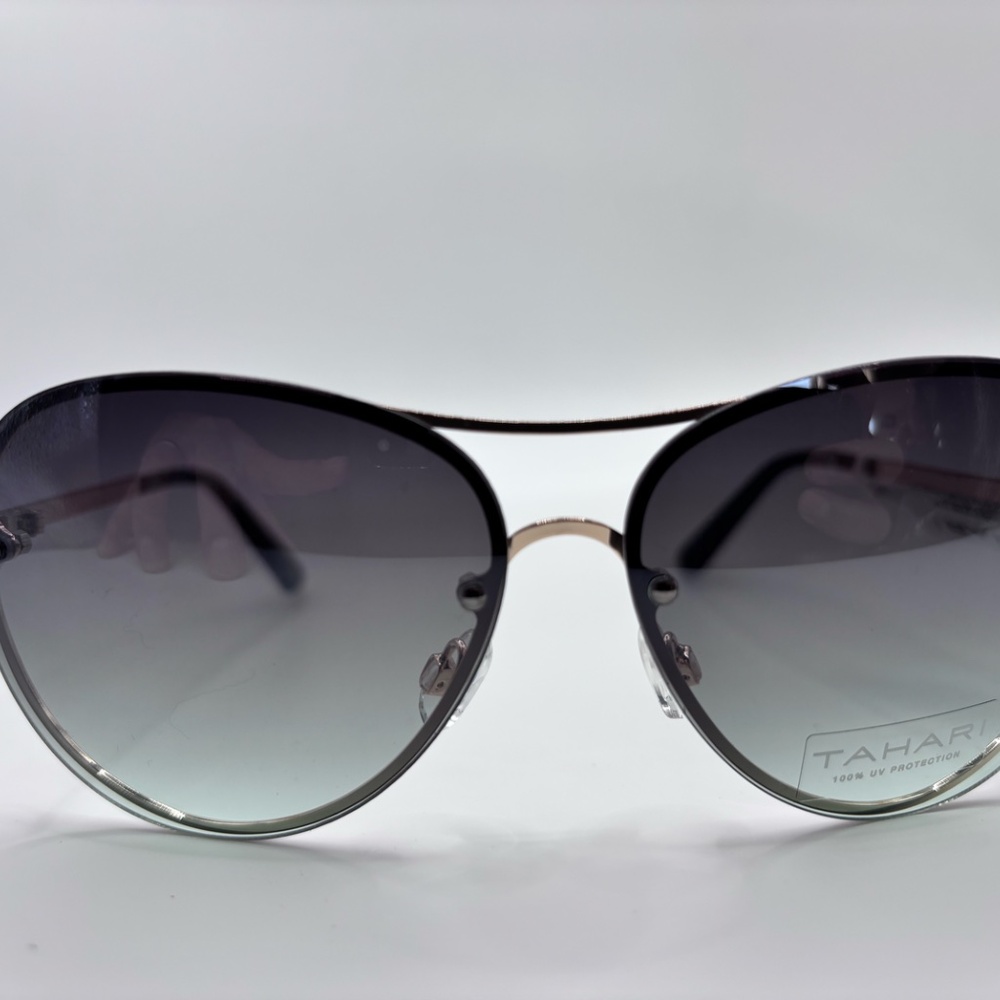 Tahari Women's Cat-Eye Aviator Oversized Sunglasses - Picture 8 of 9